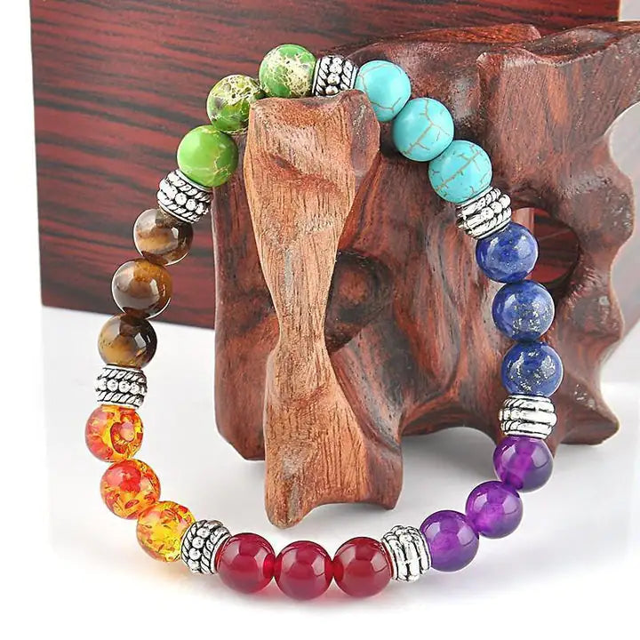 Natural Crystal Healing Anxiety Bracelet